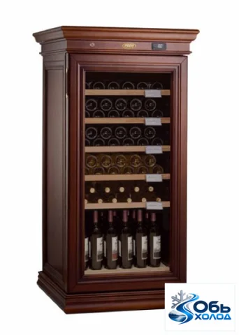Винный шкаф бытовой ШВ-52 "POZIS" М в облицовке из дуба