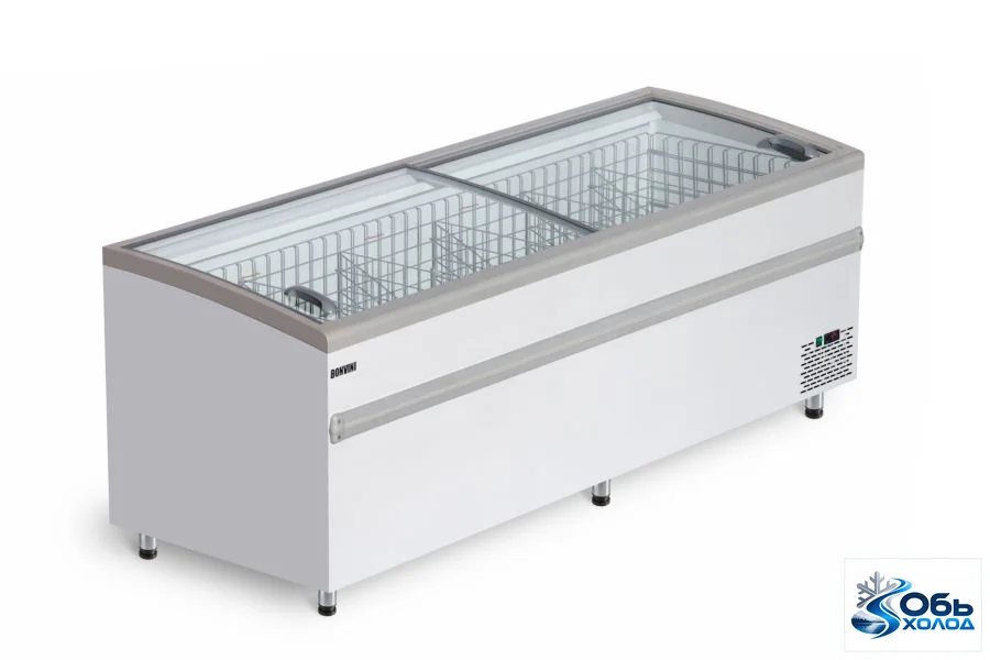 Морозильная Ларь-Бонета BFG 2500 с гнутым стеклом