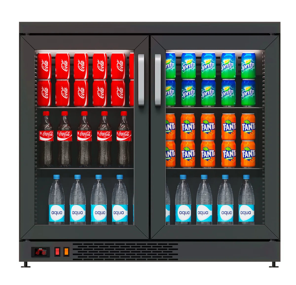 Холодильный стол Polair TD102-Bar (R290) (900*520*850)